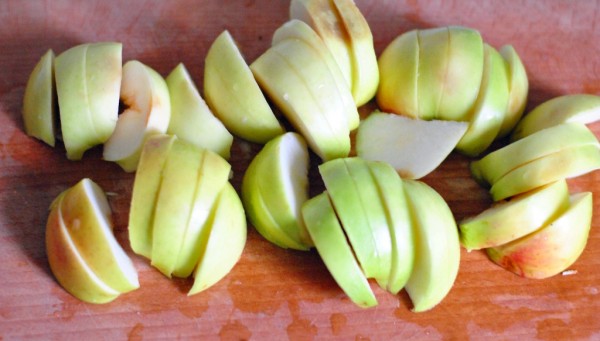 Яблоки для орехово-яблочной начинки